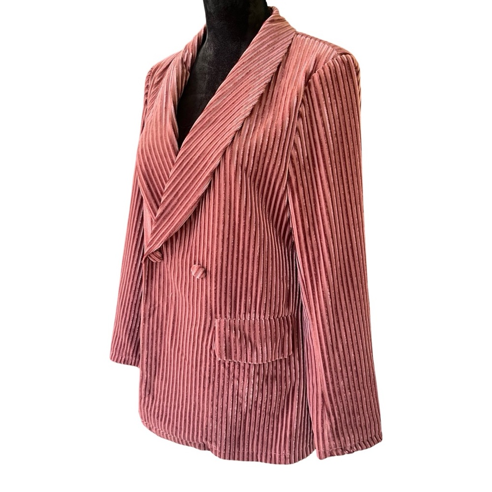 Nasty Gal Pink Corduroy Blazer